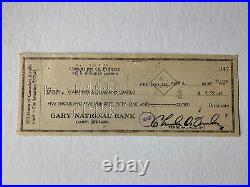 Kansas City A's Owner Charley Finley Signed Check & Stock Purchase Trade Receipt