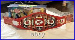 Kansas City Cheifs Signed Xavier Worthy Authentic Title Belt