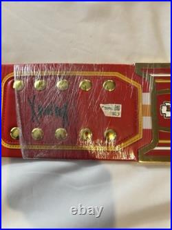 Kansas City Cheifs Signed Xavier Worthy Authentic Title Belt