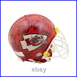 Kansas City Chiefs 1991 Team Autographed Proline F/S Helmet JSA LOA (30+ Autos)