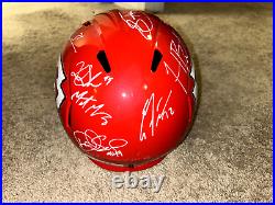 Kansas City Chiefs 2019 Super Bowl LIV Autographed Full-Size Helmet
