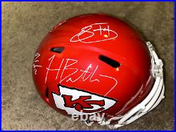 Kansas City Chiefs 2019 Super Bowl LIV Autographed Full-Size Helmet