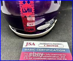 Kansas City Chiefs Andy Reid Signed NFL Helmet Jsa Coa Super Bowl Auto