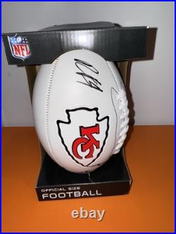 Kansas City Chiefs Autographed Football Rice Royals Steel Training Camp 2025 Kansas City Chiefs Autographed Football Rice Royals Steel Training Camp 2025