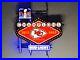 Kansas City Chiefs Champions Beer 24x24 Vivid LED Neon Sign Light Dimmer VL