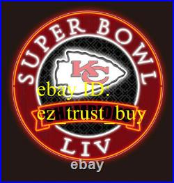 Kansas City Chiefs Champions LIV Neon Sign 24x24 with HD Vivid Printing