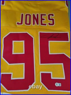 Kansas City Chiefs Chris Jones #95 Signed Jersey With Beckett COA autographed