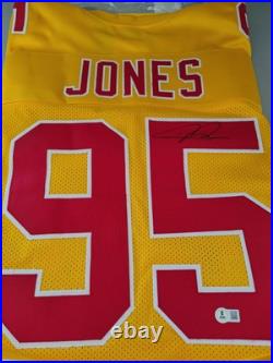 Kansas City Chiefs Chris Jones #95 Signed Jersey With Beckett COA autographed
