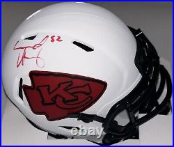 Kansas City Chiefs Creed Humphrey Signed Lunar Eclipse Mini Helmet Beckett