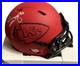 Kansas City Chiefs Creed Humphrey Signed Red Rave Mini Helmet JSA Certified