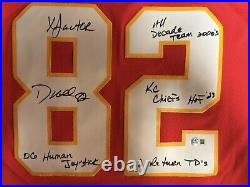 Kansas City Chiefs Dante Hall Signed Licensed Football Jersey Beckett Certified