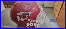 Kansas City Chiefs Derrick Johnson AUTOGRAPHED Becket Certified Rep Helmet