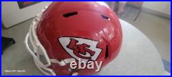 Kansas City Chiefs Derrick Johnson AUTOGRAPHED Becket Certified Rep Helmet