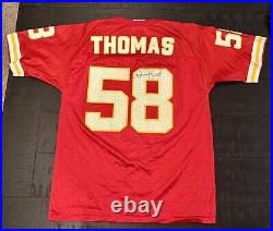 Kansas City Chiefs Derrick Thomas Signed Jersey Jsa Coa Authentic Autograph NFL