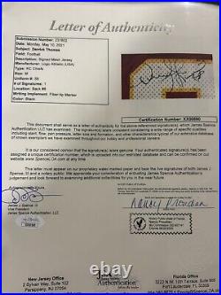 Kansas City Chiefs Derrick Thomas Signed Jersey Jsa Coa Authentic Autograph NFL