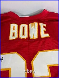 Kansas City Chiefs Dwayne Bowe Team Issued Jersey Autographed Reebok Home #82