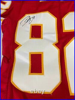 Kansas City Chiefs Dwayne Bowe Team Issued Jersey Autographed Reebok Home #82