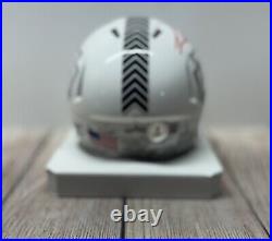 Kansas City Chiefs Felix Anudike-uzomah Signed Salute To Service Mini Helmet Bec