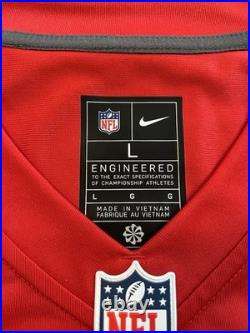Kansas City Chiefs George Karlaftis #56 NFL Football Home Red Jersey Signed