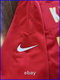 Kansas City Chiefs George Karlaftis #56 NFL Football Home Red Jersey Signed