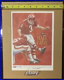 Kansas City Chiefs Hall Of Fame 1992 Jan Stenerud 2x Print Signed Auto 107/250