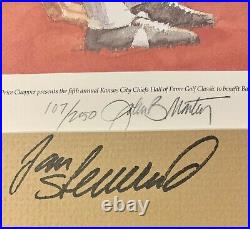 Kansas City Chiefs Hall Of Fame 1992 Jan Stenerud 2x Print Signed Auto 107/250