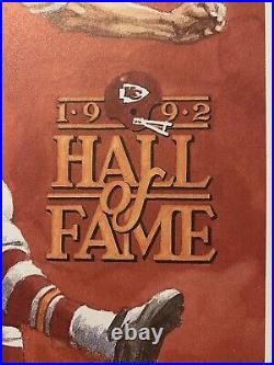 Kansas City Chiefs Hall Of Fame 1992 Jan Stenerud 2x Print Signed Auto 107/250