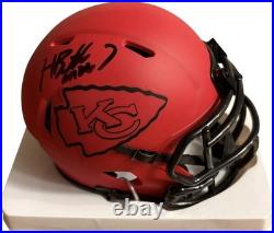 Kansas City Chiefs Harrison Butker Signed Exclusive Rave Mini Helmet JSA Cert