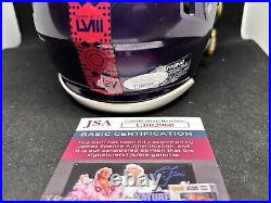 Kansas City Chiefs Harrison Butker Signed NFL Helmet Jsa Coa Super Bowl Auto Kansas City Chiefs Harrison Butker Signed NFL Helmet Jsa Coa Super Bowl Auto