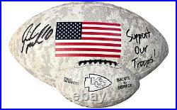 Kansas City Chiefs Isiah Pacheco Signed Salute To Service Football Beckett