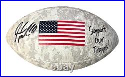 Kansas City Chiefs Isiah Pacheco Signed Salute To Service Football Beckett