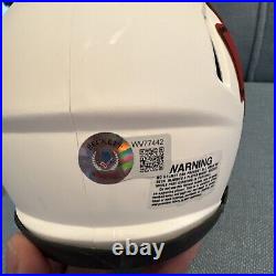 Kansas City Chiefs Juju Smith-Schuster Signed Lunar Eclipse Mini Helmet Beckett