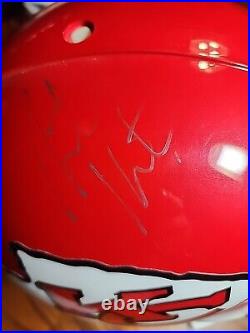 Kansas City Chiefs Justin Houston Signed Autograph Authentic Full Size Helmet