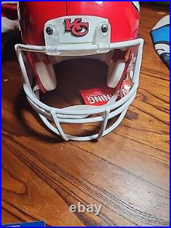 Kansas City Chiefs Justin Houston Signed Autograph Authentic Full Size Helmet