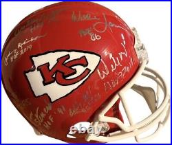 Kansas City Chiefs Legends Signed Fullsize Helmet Beckett Certified