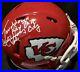 Kansas City Chiefs Mitch Holthus Signed Speed Mini Helmet JSA Certified