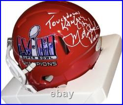 Kansas City Chiefs Mitch Holthus Signed Super Bowl LVIII Mini Helmet JSA Cert