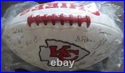 Kansas City Chiefs NFL Team Roster Signature Ball