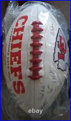 Kansas City Chiefs NFL Team Roster Signature Ball