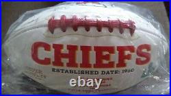 Kansas City Chiefs NFL Team Roster Signature Ball