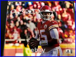 Kansas City Chiefs Patrick Mahomes Autographed 8x10 Glossy Photograph with COA