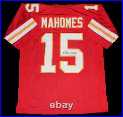 Kansas City Chiefs Patrick Mahomes Autographed Signed #15 Red Jersey Beckett