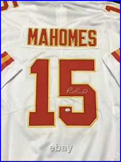 Kansas City Chiefs Patrick Mahomes Autographed Signed #15 White Jersey Coa