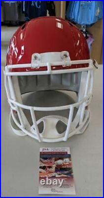 Kansas City Chiefs Patrick Mahomes Signed Autographed REPLICA Speed Helmet JSA