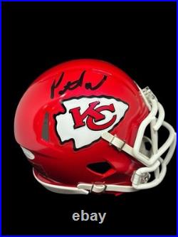 Kansas City Chiefs Patrick Mahomes Signed Mini Helmet NFL Jsa Coa Rookie Auto