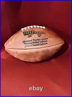Kansas City Chiefs Priest Homes Autographed Authentic Wilson Football
