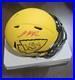 Kansas City Chiefs Signed/Auto Jalen Royals Rave Red Mini Helmet JSA COA