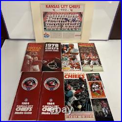 Kansas City Chiefs Signed Football LOT Cards Mahomes Kelce Mini Helmet