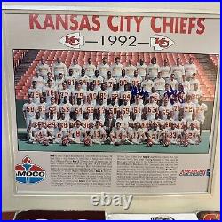 Kansas City Chiefs Signed Football LOT Cards Mahomes Kelce Mini Helmet
