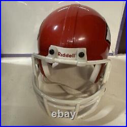 Kansas City Chiefs Signed Football LOT Cards Mahomes Kelce Mini Helmet
